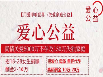 株洲捐卵助孕生子 爱心志愿者招募